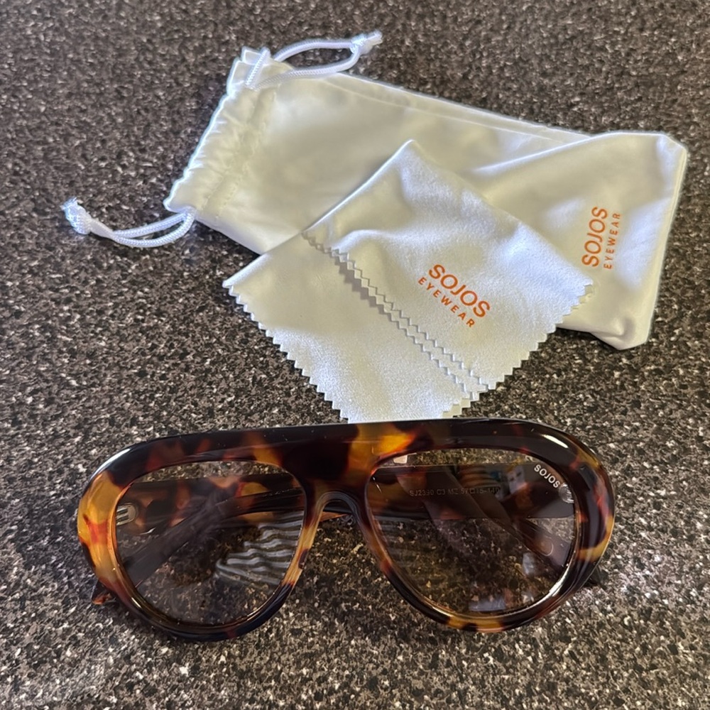 SOJOS Tortoise Vintage Sunglasses